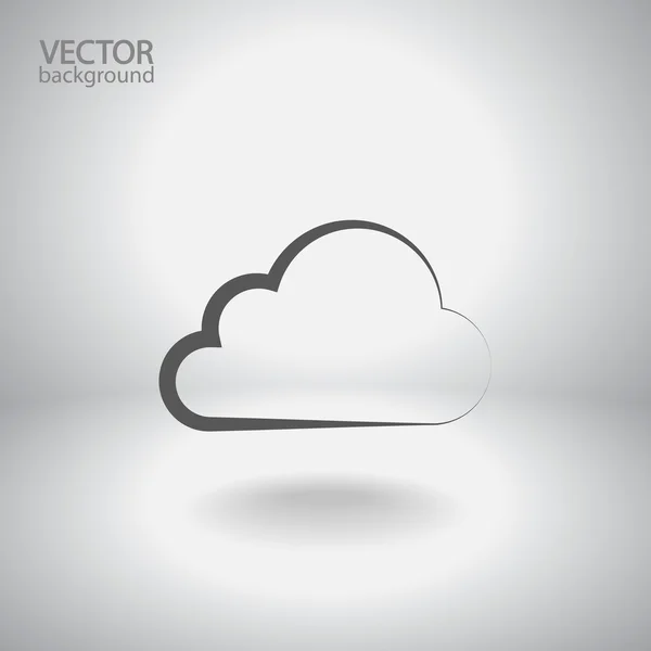 Icône nuage — Image vectorielle