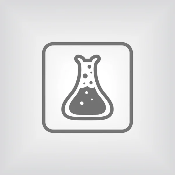 Laboratorium glas pictogram — Stockvector