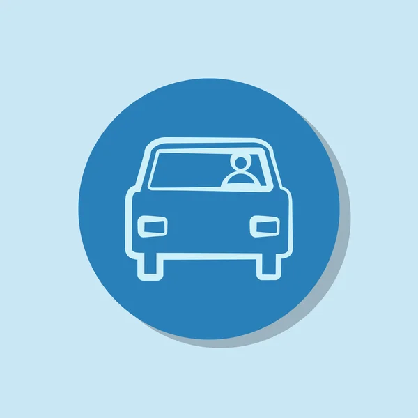 Icono del coche — Vector de stock