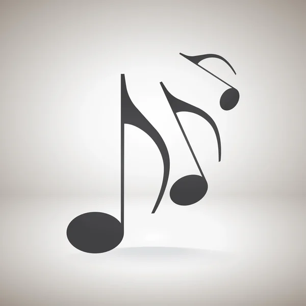 Музика значок — стоковий вектор