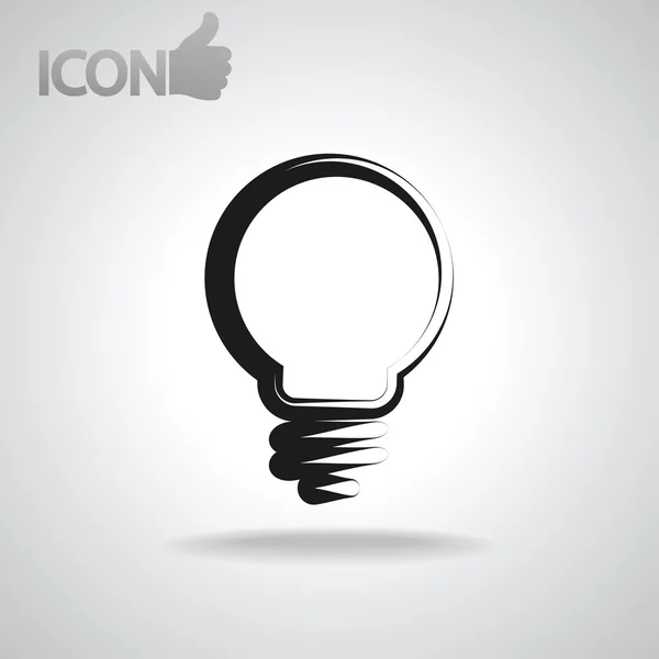 Light bulb icon — Stock Vector