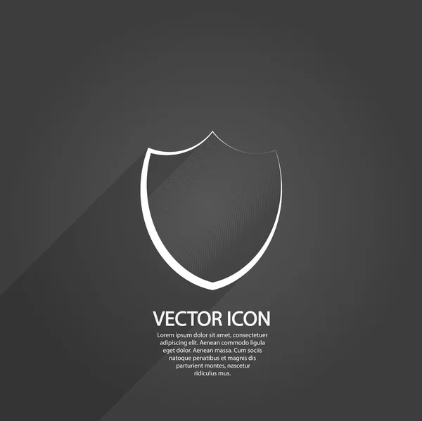 Icono de escudo — Vector de stock