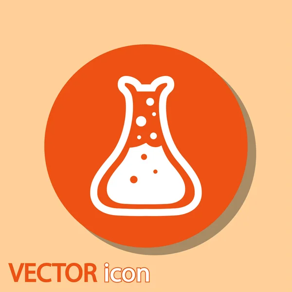 Ícone de química. — Vetor de Stock