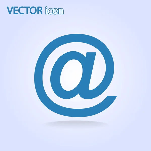 Icona Internet via e-mail — Vettoriale Stock