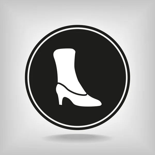 Women's shoes icon — Stock Vector