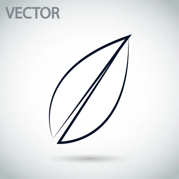 Leaf-ikonen — Stock vektor