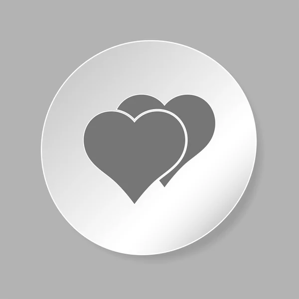 Icône de coeur — Image vectorielle