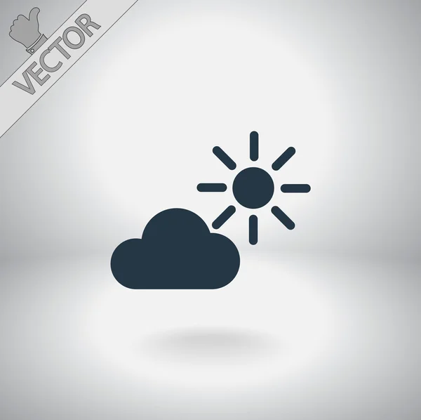 Weather Web icon — Stock Vector