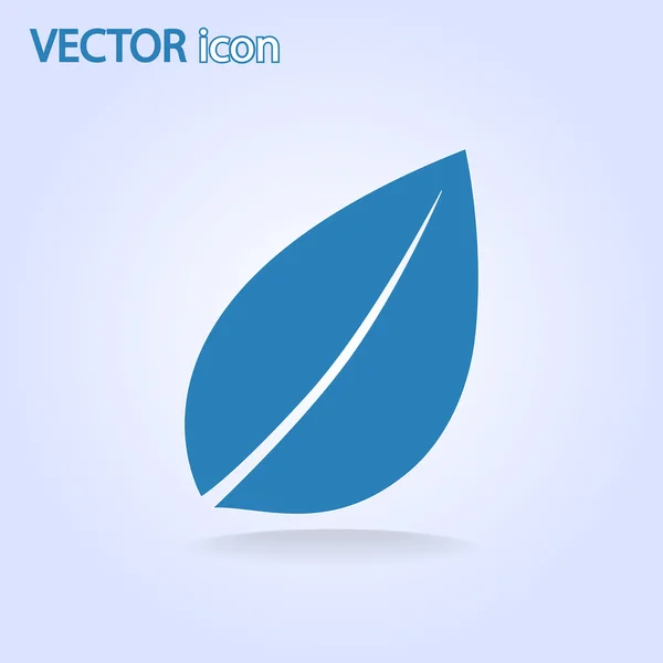 Blad pictogram — Stockvector