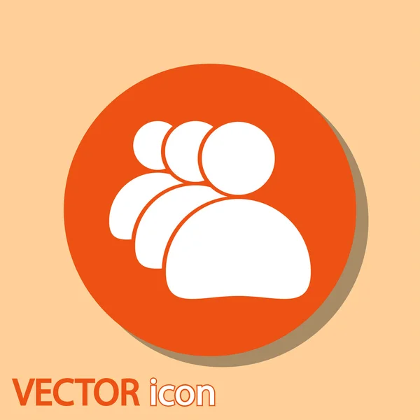 Icono de gente — Vector de stock