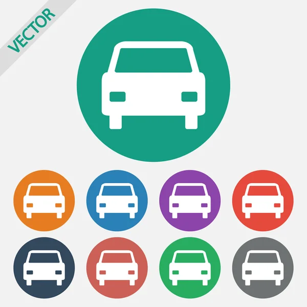 Auto pictogram — Stockvector