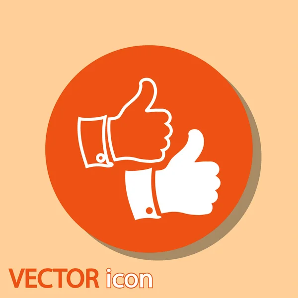 Thumb up icons — Stock Vector