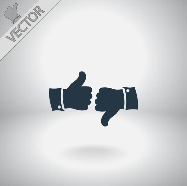 Thumb up icons — Stock Vector