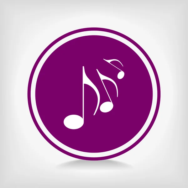 Икона музыки — стоковый вектор