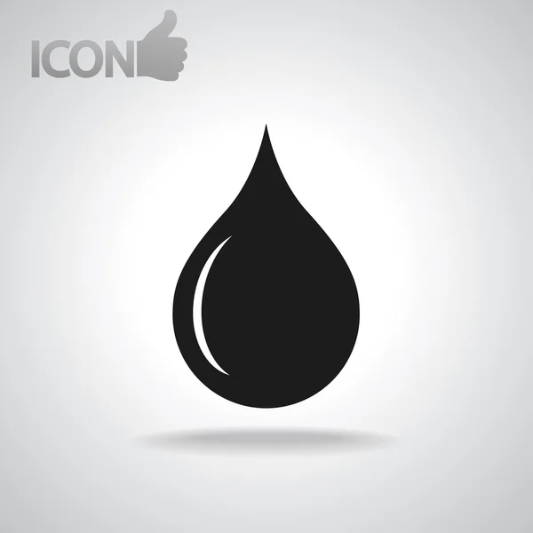 Drop icon — Stock Vector