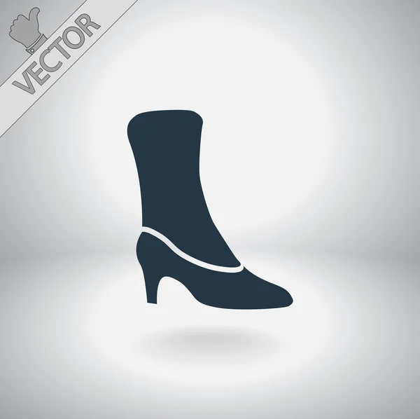 Women's shoes icon — Stock Vector