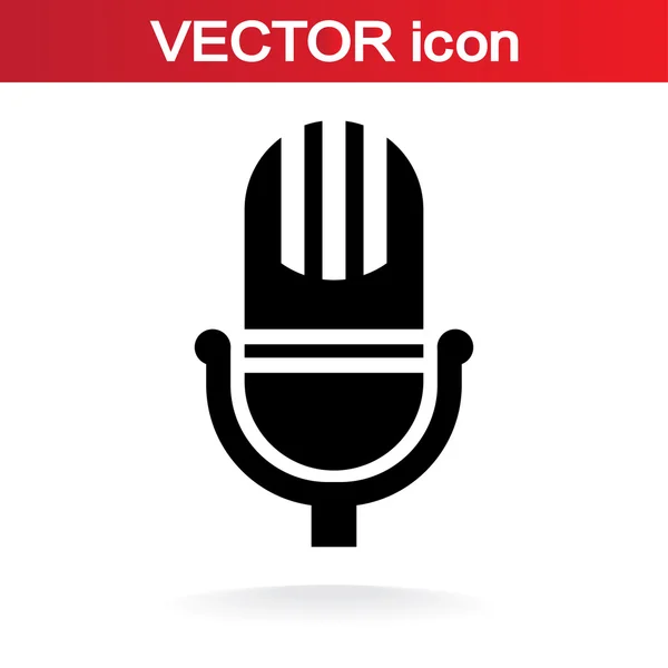Микрофонная икона — стоковый вектор