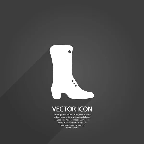 Womens schoenen pictogram — Stockvector