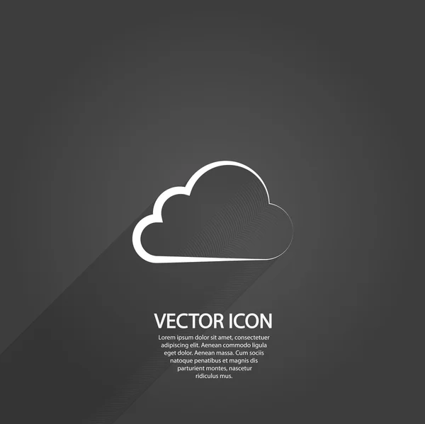 Cloud icon — Stock Vector