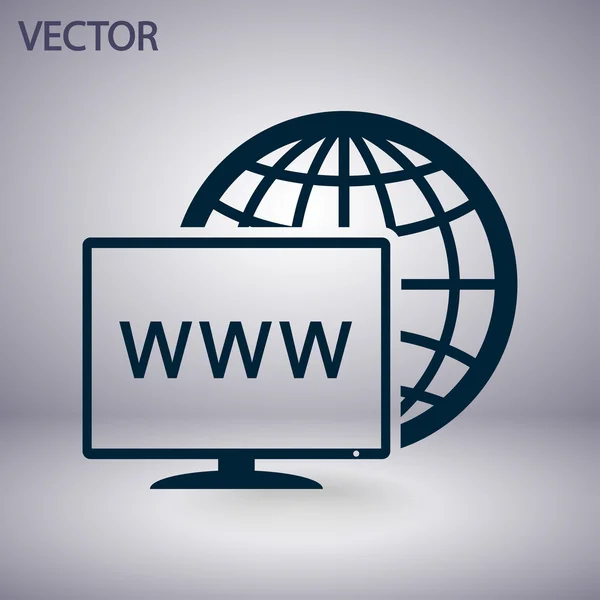 Icono del monitor — Vector de stock