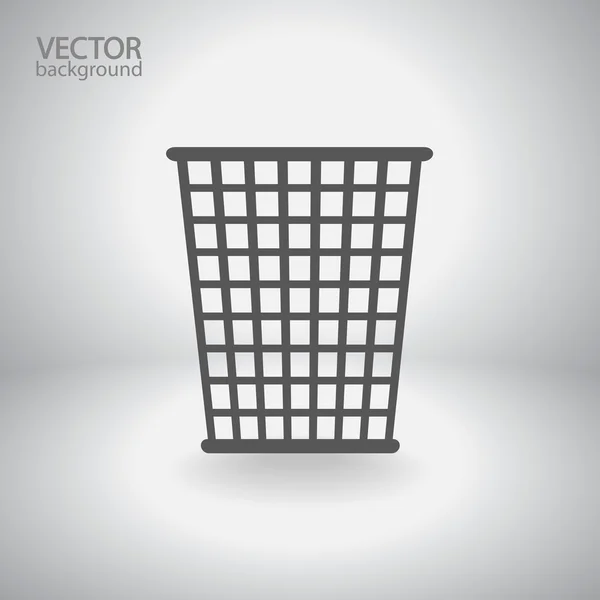 Icono de papelera — Vector de stock