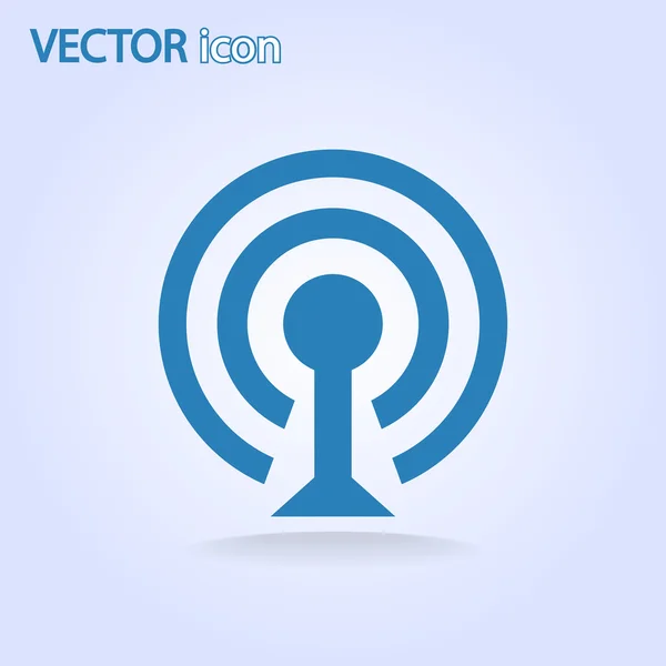 Drahtlosnetzwerk-Symbol der Wifi-Symbol — Stock vektor