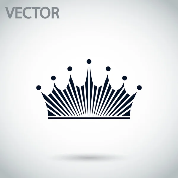 Icono de corona — Vector de stock