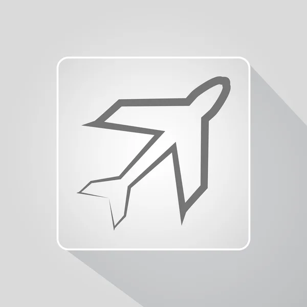 Αεροπλάνο σύμβολα εικονίδιο — Διανυσματικό Αρχείο
