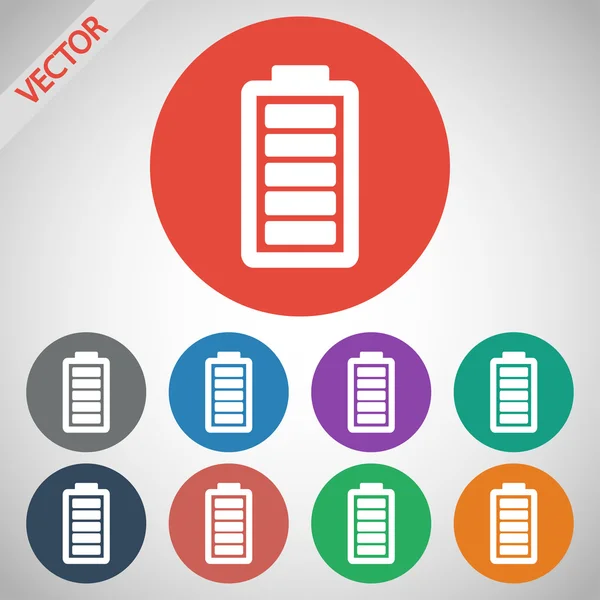 Batterij lading pictogram — Stockvector