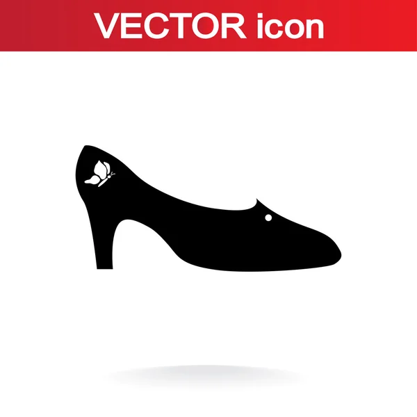 Women's shoes icon — Stock Vector