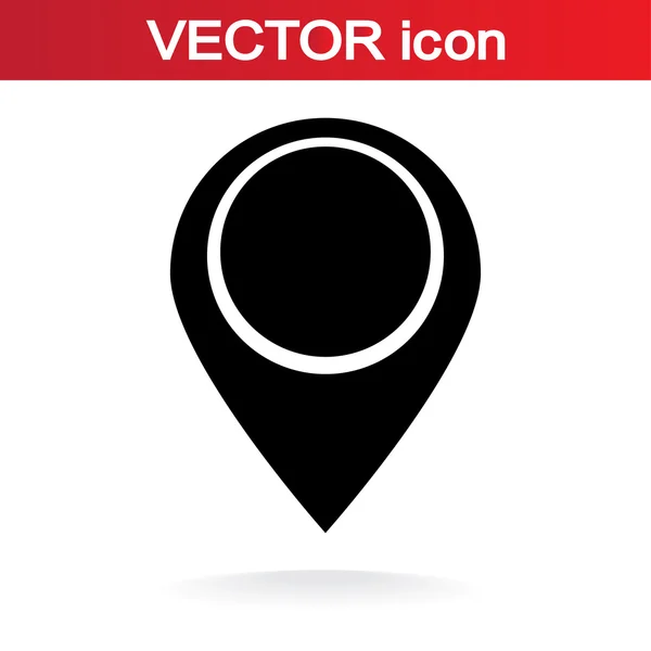 Map pointer flat icon — Stock Vector