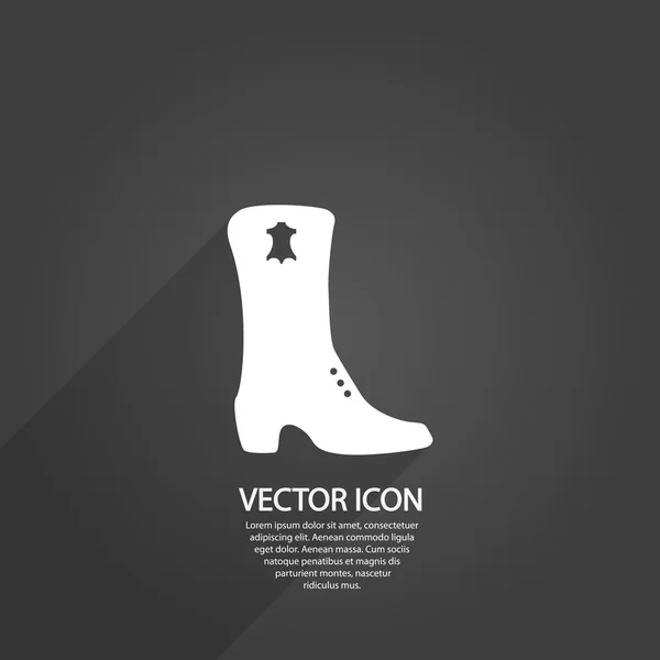 Zapatillas mujer icono — Vector de stock