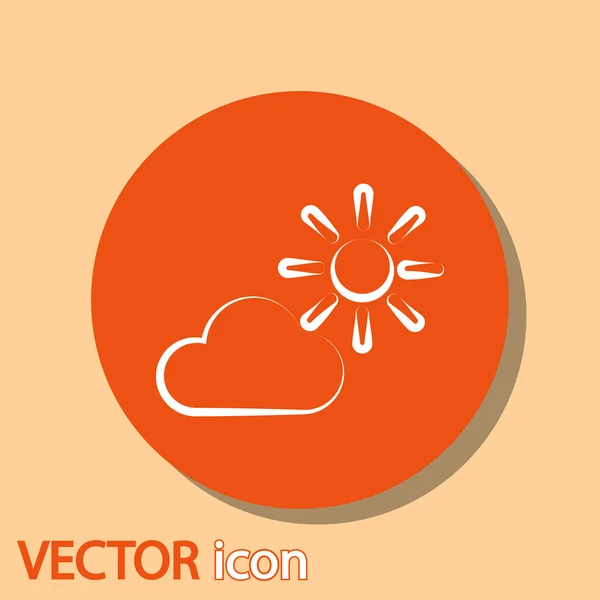 Icona web meteo — Vettoriale Stock