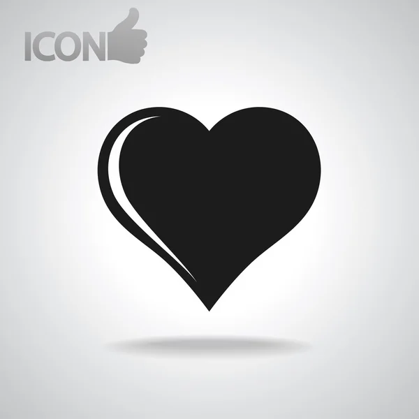 Icône de coeur — Image vectorielle