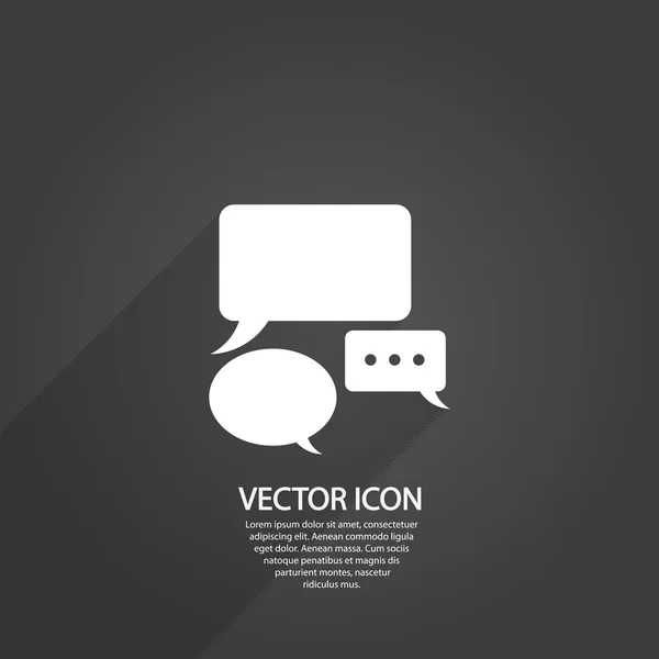 Icono de burbujas de voz — Vector de stock