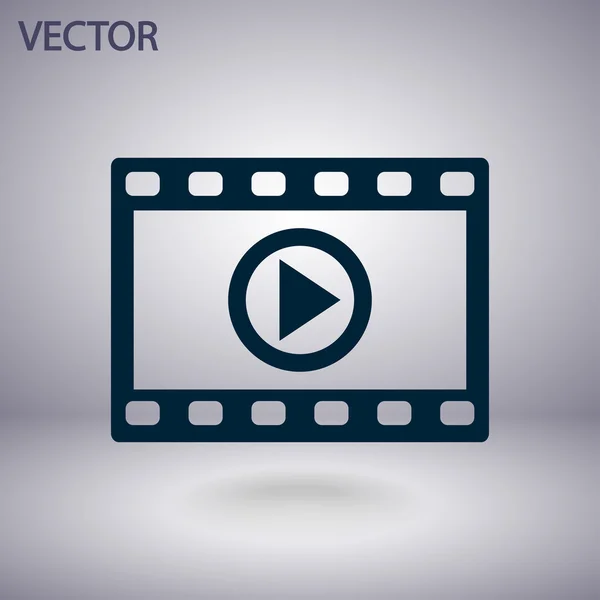 Videoikoner — Stock vektor