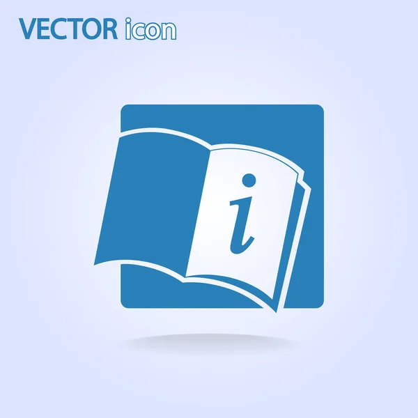 Open boek icoon — Stockvector