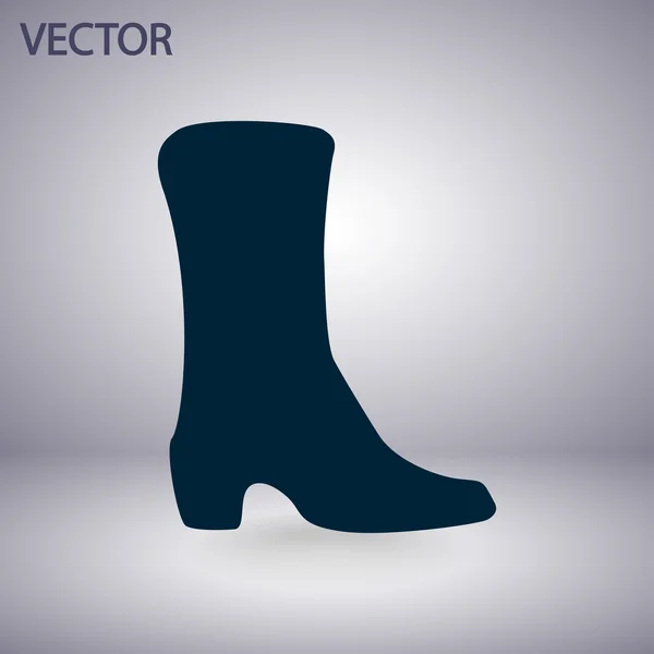 Ícone de sapatos femininos — Vetor de Stock