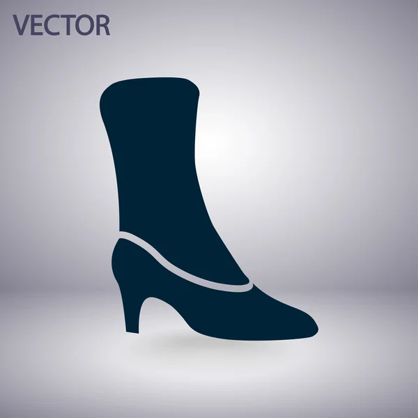 Women's shoes icon — Stock Vector