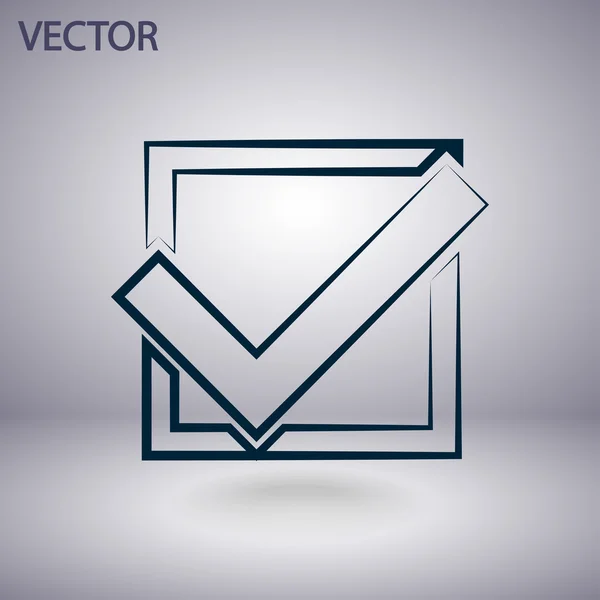 Confirmar ícones — Vetor de Stock