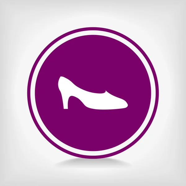 Women's shoes icon — Stock Vector