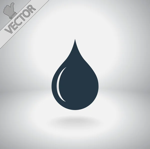 Drop icon — Stock Vector