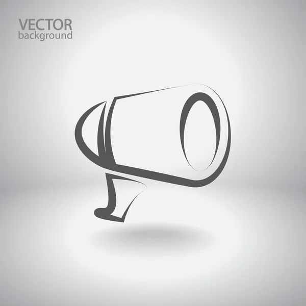 Ícone de Megafone — Vetor de Stock