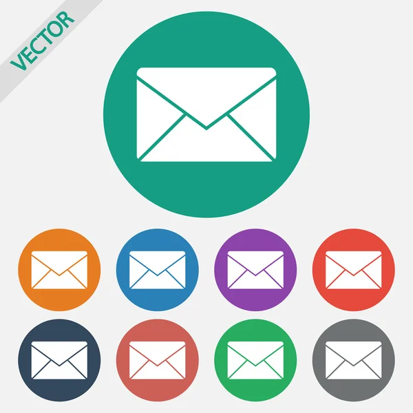 Sobre icono de correo — Vector de stock