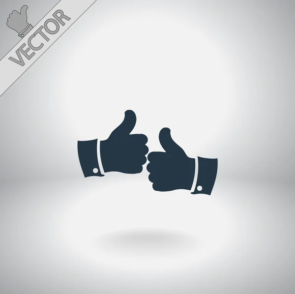 Thumb up icons — Stock Vector