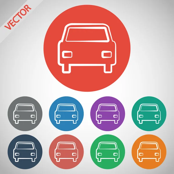 Auto pictogram — Stockvector