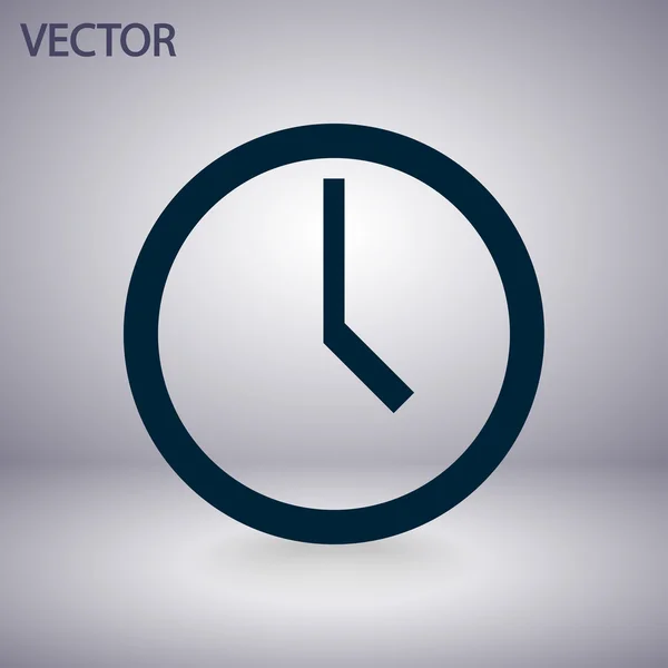 Uhr-Ikone — Stockvektor