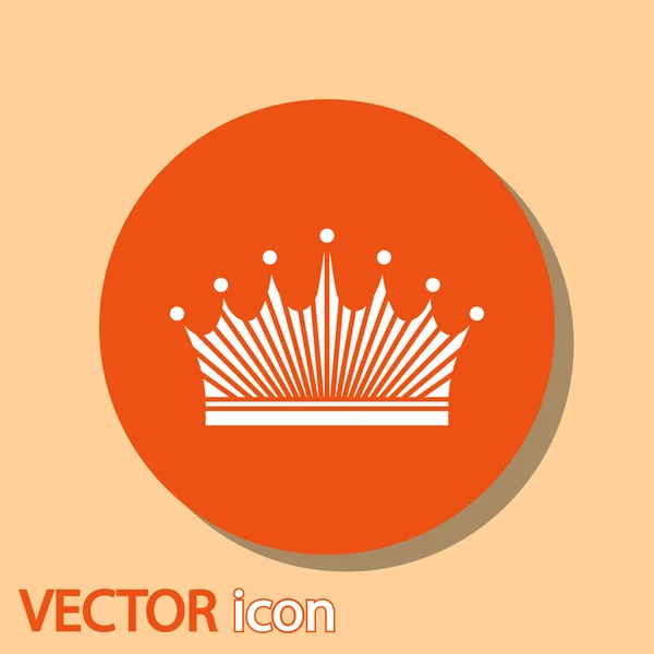 Icono de corona — Vector de stock