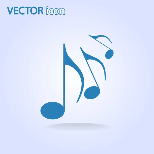 Ikona hudby — Stockový vektor