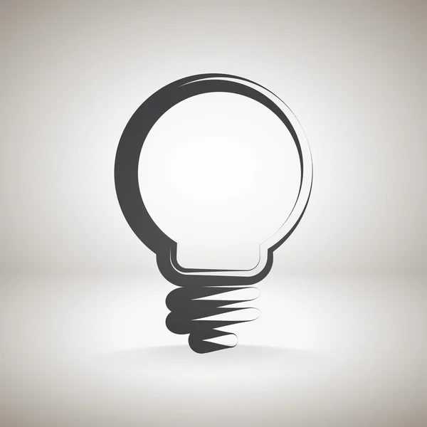 Light bulb icon — Stock Vector